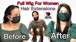 Ladies Hair Wigs In Noida | Full Wig For Women | Hair Extensions  | Alopecia | 9971376874