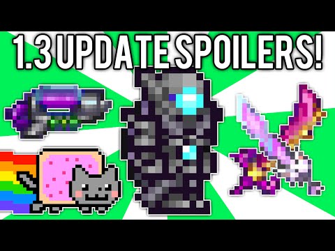 Terraria 1.3 Spoilers: Meowmere's Revenge (NEW Laser Machinegun / Drill, Armor, & More!) @demizegg