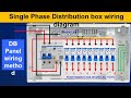 Single Phase 220V Home Distribution Board Wiring Diagram Dbwiring Distributionbox