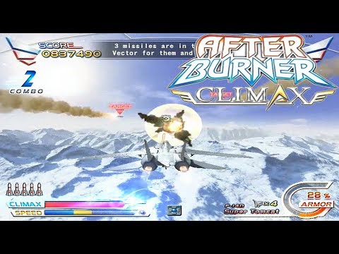 After Burner Climax Arcade - Full Game Playthrough(Ending A / Not MAME) / 애프터 버너 클라이맥스