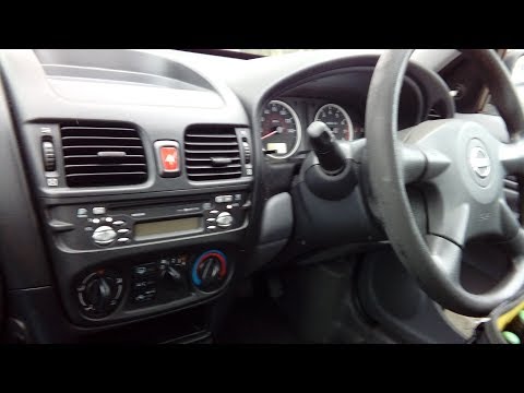 Nissan Almera 2000 - 2006 how remove factory radio + fit aftermarket radio.