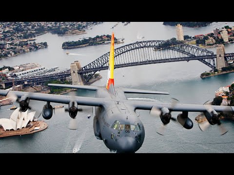 Top 10 Iconic RAAF Aircraft - 3: Lockheed Martin C-130 Hercules