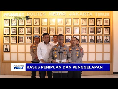 POLRES JAKTIM KASUS PENIPUAN PINJOL MODUS MELAMAR KERJA
