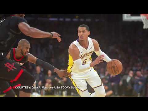 Lakers' Jordan Clarkson plays Santa Claus for the holidays, taking kids on a Nike shopping spree