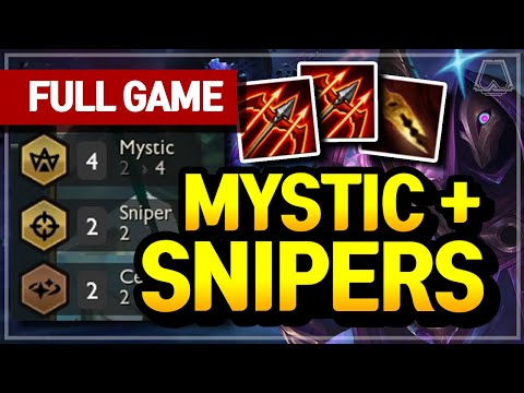 Jhin Carry Build! (4 Mystic + Snipers) - Teamfight Tactics Full Game | TFT Galaxies | Diamond