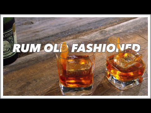 Rum Old Fashioned Cocktail Recipe - Cocktails After Dark - Diplomatico Rum Cocktail