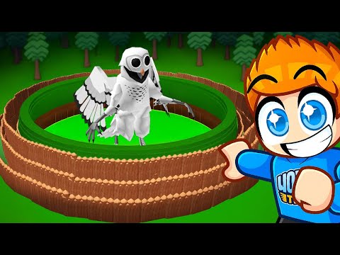 ZAMKNĄŁEM STRASZNĄ SOWĘ w PUŁAPCE ⛓️ aby PRZETRWAĆ 100 NOCY 🌙 W LESIE w Roblox!