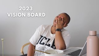 LIVING ALONE DIARY | Spend the day with me | 2023 Vision Board | Goals for the year | December Recap