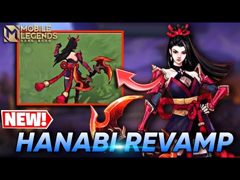 NEW HANABI REVAMP! | HANABI REVAMP NEW DESIGN | MLBB REVAMP HANABI | MLBB REVAML HEROES