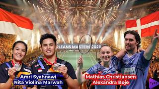 Download lagu Amri / Nita vs Mathias C / Alexandra Bøje - QF Orleans Masters Badminton 2026 - with Mrs. Rina mp3