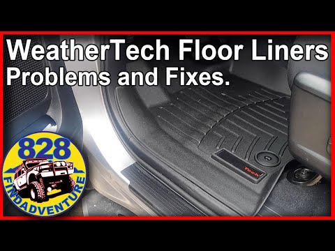 WeatherTech Floor liners, problems and fixes. Toyota Tundra install.
