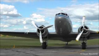 preview picture of video 'KLM Douglas DC-3 at Warsaw Babice Airport (EPBC)'