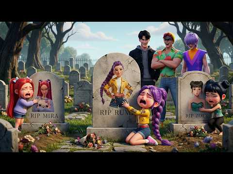 OMG 😱R I P huntrix Can Little Rumi & Mira & Zoey Can Rescue Her Moms  💀✨ #kpopdemonhunters