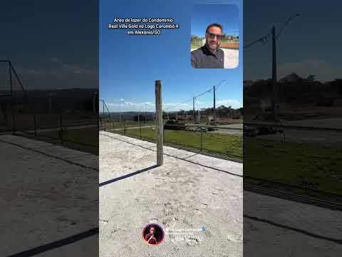 Área de lazer do Condomínio Real Ville Gold no Lago Corumbá 4 em Alexânia/GO