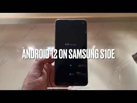 Android 12 and One UI 4 on Samsung S10e