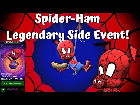 New Spider-Ham Legendary Side Event 100%! Live! - Marvel Contest of Champions
