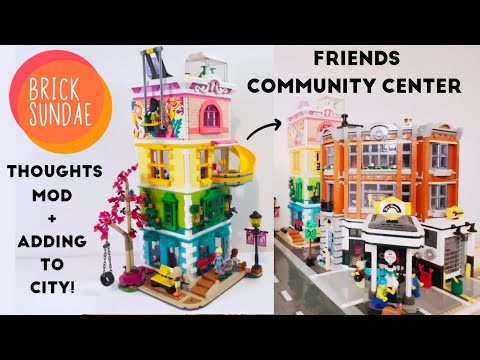 Adding the Lego Friends Community Center to my Lego City (& Removing the Main Road!!)