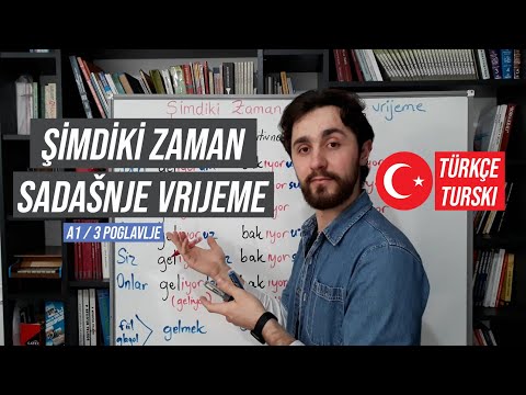 Učimo turski ➡️ SADAŠNJE VRIJEME ( Şimdiki Zaman +, -, +?, -? )  3 / 1
