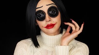 Coraline Other Mother Makeup | Halloween 2016