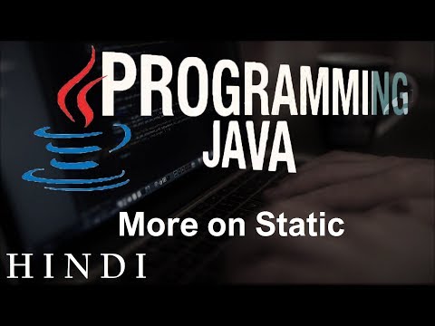 Java Tutorials 35 More on Static हिन्दी