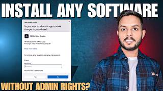 How To Install Any software without Admin Rights 2024 | Install Any App without Admin privileges