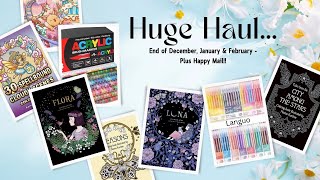Huge Haul - December/January/February - Plus Happy Mail!!