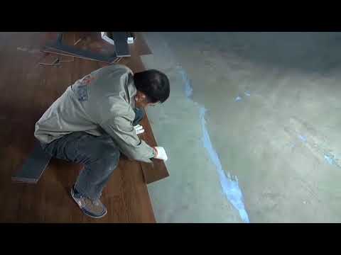 how to install dry Backing vinyl flooring