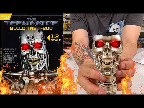 Build The Terminator T-800 Issue  18  - Installing The Eye Motor (Speed Build )