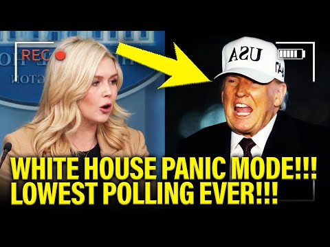 White House PANICS ON AIR as Trump HIT with DISASTER POLLING