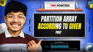 YouTube video '2161. Partition Array According to Given Pivot | Arrays | Two Pointers'
