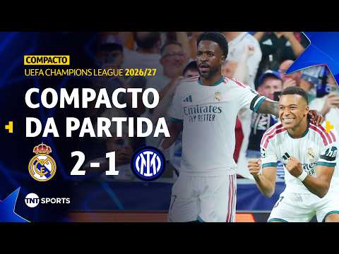 REAL MADRID 2X1 INTER DE MILÃO | COMPACTO DA PARTIDA | FASE DE LIGA | CHAMPIONS LEAGUE 2026/27