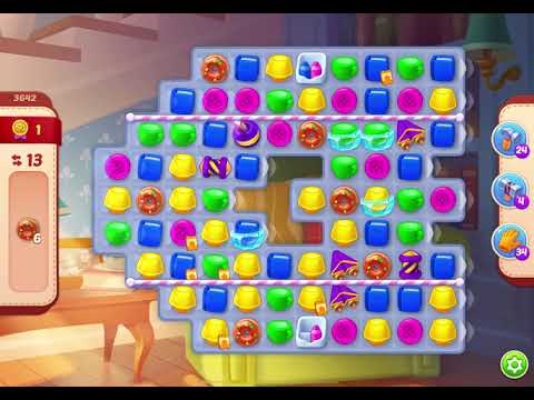 HomeScapes Level 3642 no boosters (18 moves)