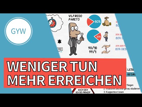 Pareto Prinzip - 80/20 Regel - So wirst Du sofort produktiver