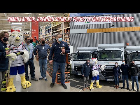 Simon LACROIX, Brennan SONNE et Puckette en visite chez les partenaires