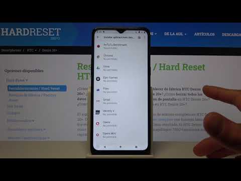 Cómo activar fuentes desconocidas en HTC Desire 20+ - orígenes desconocidos