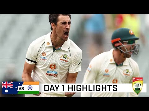Aussie bowlers take the honours on gripping opening day | Vodafone Test Series 2020-21