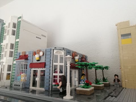 Bau einer Lego-Stadt Teil 18 - Die Konditorei (mit Bäckerei und Café) [1]