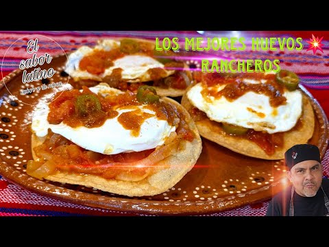 🔴Los Mejores Huevos Rancheros🍳 Más Sabrosos ¡comida de Rancho!💥