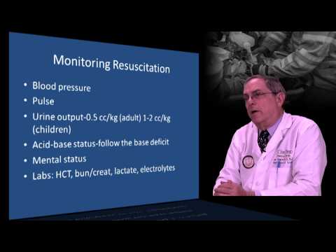 Burn treatment - chapter 4 of 4 - resuscitation and wound care