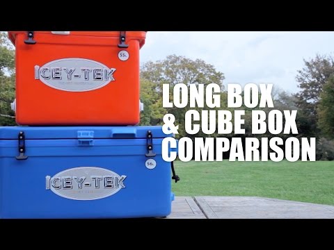 Icey-Tek 55L Cube box & 56L Long box comparison