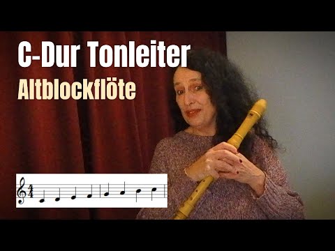 Altblockflöte lernen - C-Dur Tonleiter - 5 Möglichkeiten   #altorecorder #blockflöte