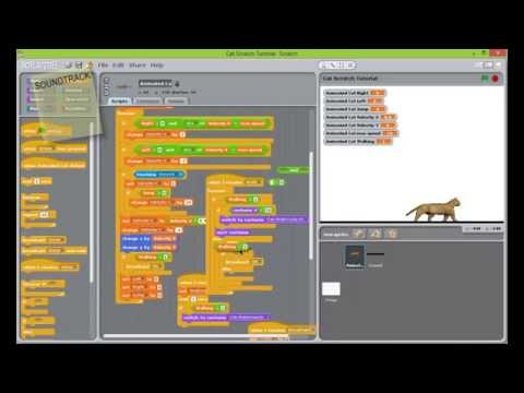 Scratch Tutorial Animated Cat with key movement