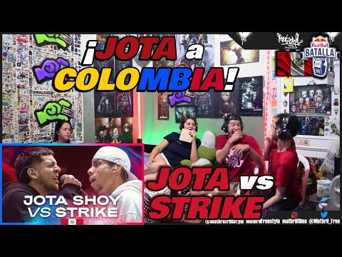 🔴COLOMBIANOS REACCIONAN a JOTA vs STRIKE - ¡JOTA a COLOMBIA! [RED BULL PERÚ 2023]