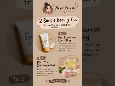Ingin kulit sehat dan bercahaya? ✨ Coba dua tips kecantikan simpel ini setiap hari! Simpan untuk rutinitas skincare-mu!...