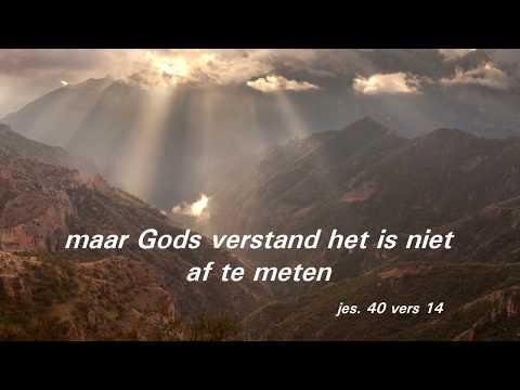 De Almachtige. Chr. mannenkoor Eiland Urk o.l.v. G.Schinkel   van CD Kom Loof Jehovah