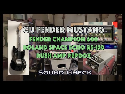 CIJ Fender Mustang Black (video!) image 17