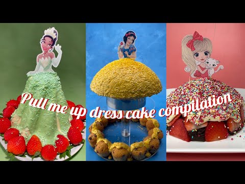 Best pull me up doll cake - Tsunami Doll Cake Compilation - Foodie beats tiktok viral  - Dress cake