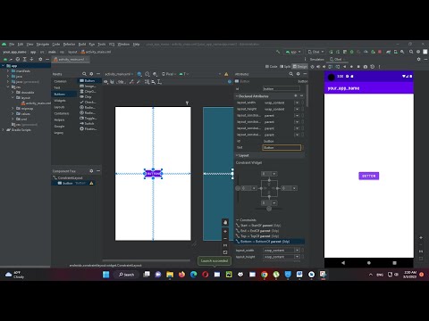 Creating First Application in Android Studio 2023 Tutorial