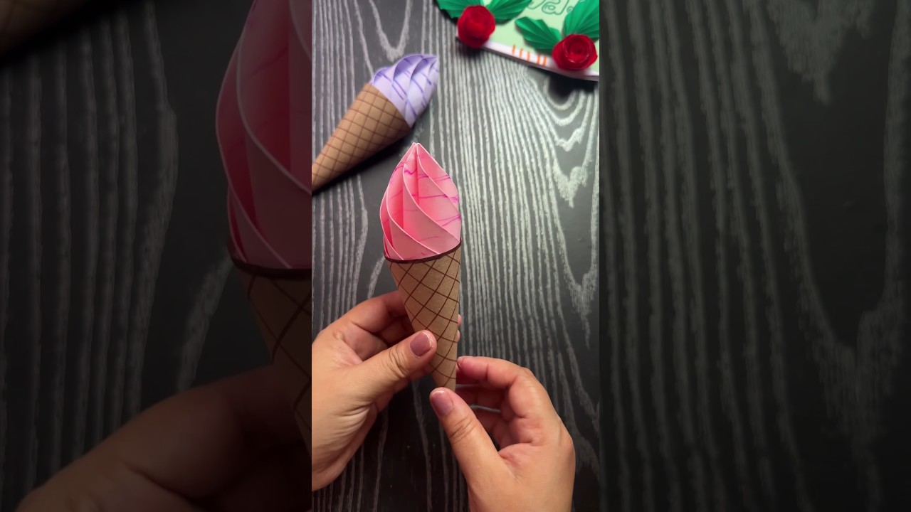 The Ice Cream Cone That Never Melts (DIY) 🍨 | Summer Craft Series Day 1 #crafts #diy #summercraft