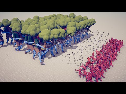 50 RANGED UNITS vs 50 MELEE UNITS - Totally Accurate Battle Simulator
